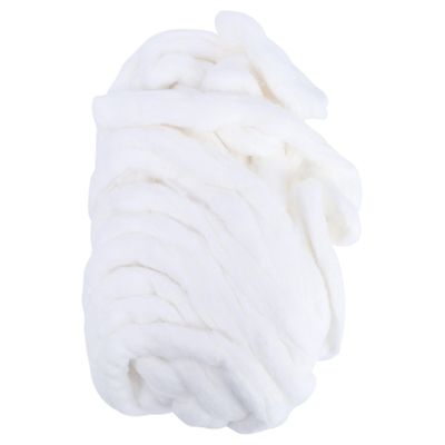 Ipetboom 1roll Degreasing Cotton Strips Pure Cotton Makeup Remover Strips Soft Absorbent Disposable Salon Beauty Product for Ointment Application and Pet Cleaning