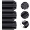Ipetboom 6pcs Dual Cosmetic Pencil Sharpener for Eyebrow and Eyeliner Pencils Portable Makeup Accessories Shaving Collector Black view 4