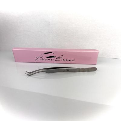 Eyelash Extension Stainless Steel Tweezer. Japanese Stainless Steel. (45 Degree Tip)