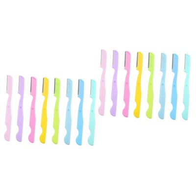 FRCOLOR 16pcs Eyebrow for Women Portable Facial Hair Remover Gentle Acute Blades Compact Design for Easy Carrying for Eyebrow Trimming and Hair Removal
