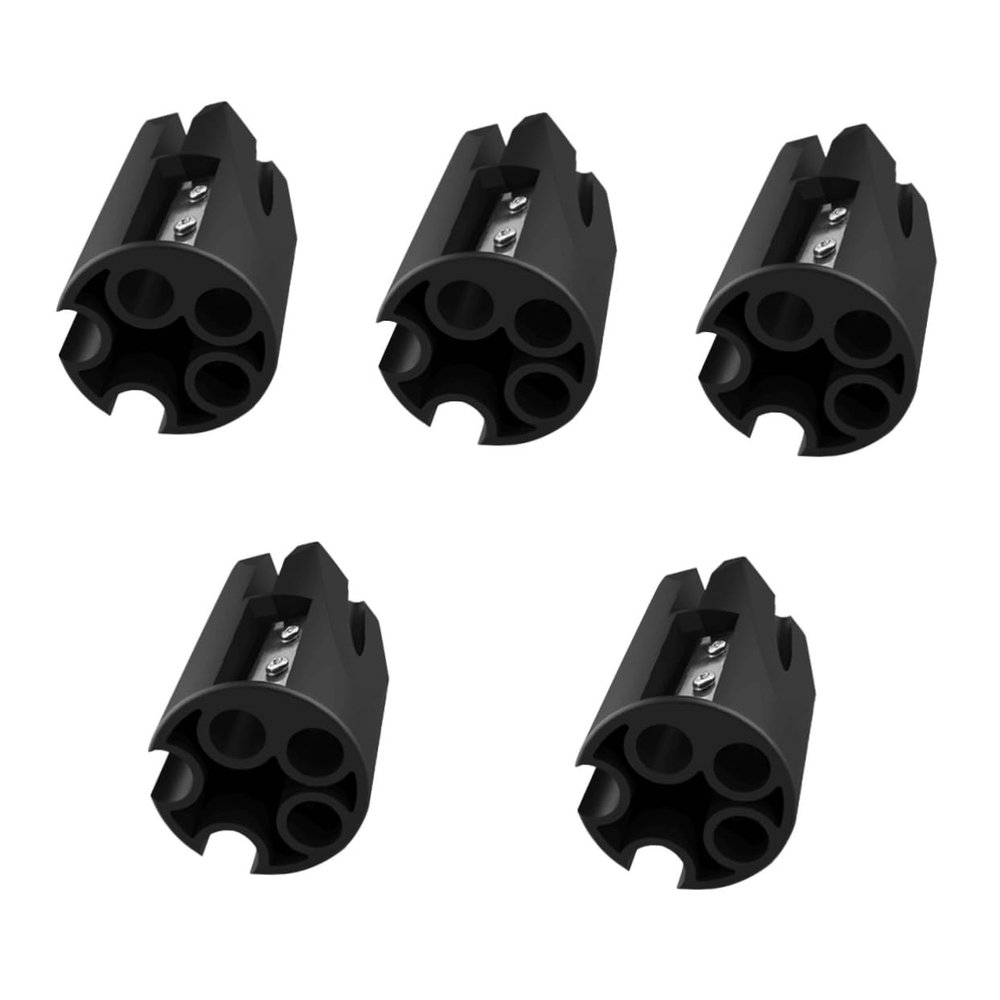 FRCOLOR 5pcs Brow Pencil Sharpener Tool for Women Lightweight Cosmetic Pencil Sharpener Portable Makeup Accessory and Design