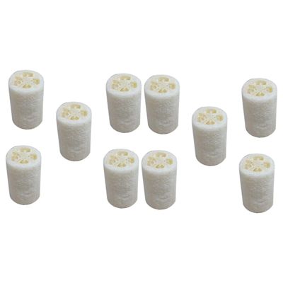 balacoo 10pcs Loofah Sponge Bath Shower Body Scrubber Exfoliating Washcloth Net
