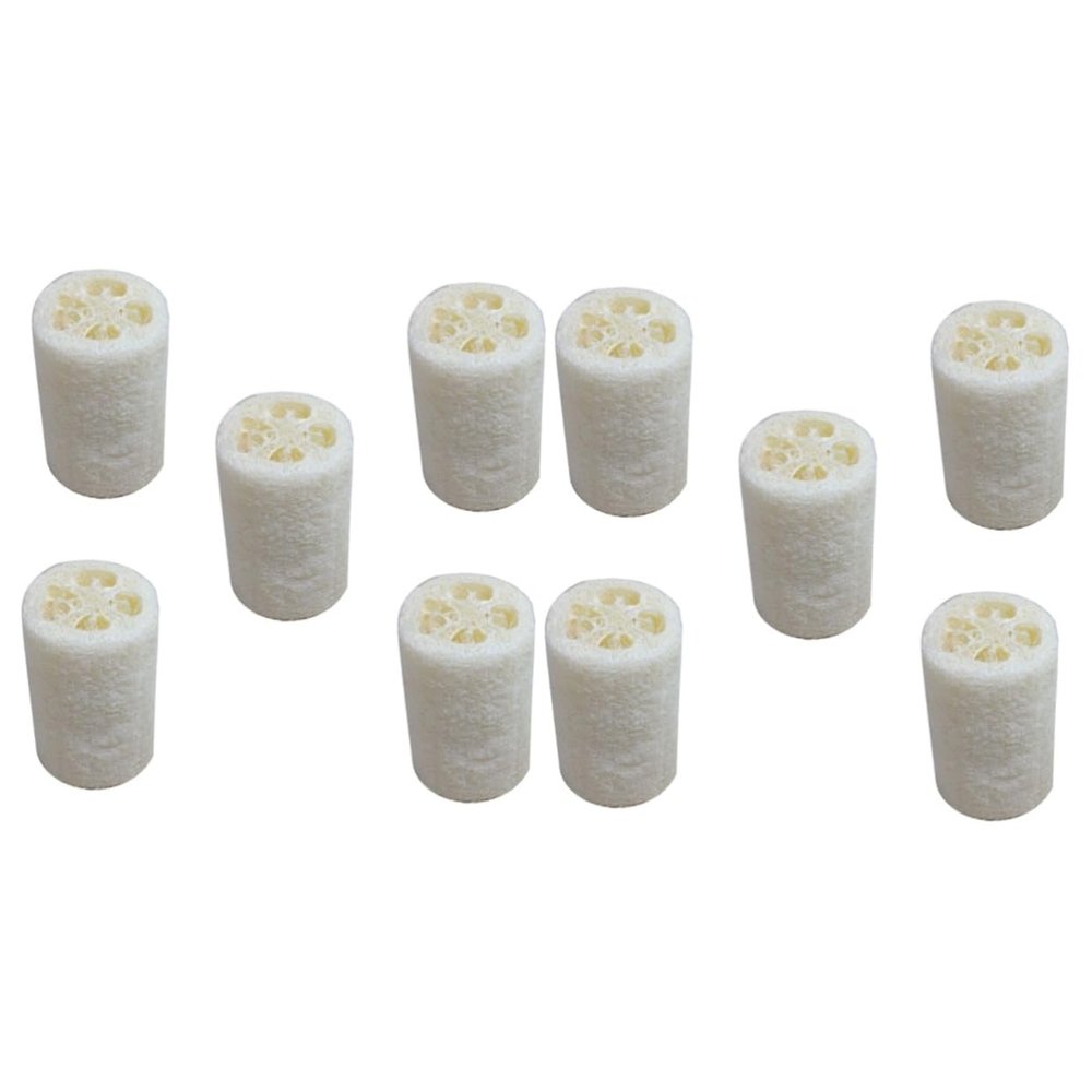 balacoo 10pcs Loofah Sponge Bath Shower Body Scrubber Exfoliating Washcloth Net