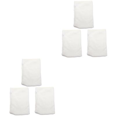 balacoo 6 Pcs Fiber Makeup Remover Gloves Facial Remover Glove Soft Face Mitten Body Scrub Mitt Bath Spa Cloth Face Exfoliating Glove Accessories Travel White Make up Microfiber, 20.7x14cm
