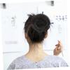 Angoily 3pcs Synthetic Hair Bun Wig Chignon Wig Fake Hair Buns Updo Accessories Clip view 2