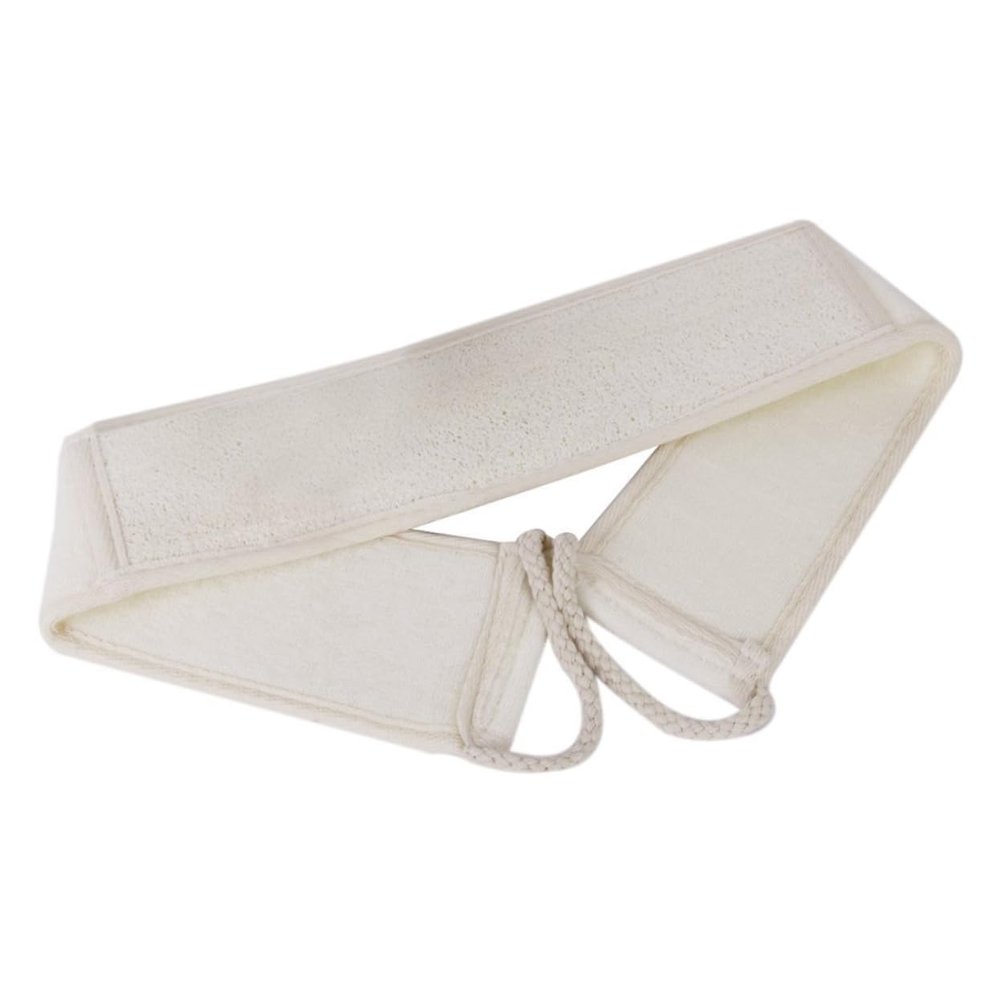 balacoo Exfoliating Loofah Back Strap Scrubber for Cleansing and Massage Long Bath Shower Body Scrubber for Radiant Skin and Healthy Shine for Shoulders and Lower Back