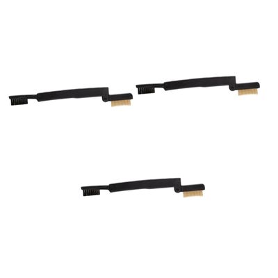 balacoo 3pcs Double-sided Eyebrow Brush Eyelash Comb Folding Handle for Makeup