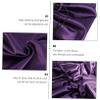 MERRYHAPY 1pc Women Double-layer Satin Shower Cap Elastic Hair Comfortable for Baths Cooking Home Cleaning view 3