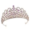 Abaodam Bridal Rhinestone Hair Accessory for Weddings and Parties Elegant Headdress for Women Stunning Birthday and Bachelorette Celebrations for Special Occasions view 1