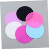 balacoo 15pcs Silicone Nail Art Mixing Palette Professional Gel Paint Tray for Blending and Mixing Includes Black Rose Red Purple for Nail Art and Cosmetic Use view 2