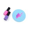 balacoo 15pcs Silicone Nail Art Mixing Palette Professional Gel Paint Tray for Blending and Mixing Includes Black Rose Red Purple for Nail Art and Cosmetic Use view 3