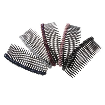 Angoily 5pcs Rhinestone Hair Combs Simple Hair Barrettes Accessories for Women Design