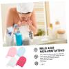 Angoily 4sets Household Facial Glove Reusable Cleaning Gloves Face Wash Mitts Gentle Exfoliating Glove Makeup Supply 4pcs*4 view 4