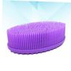 Angoily 2pcs Bathing Scrubber High Temperature Food Grade Silicone Body Shower Bath Brush No Hair Loss No Fading view 4