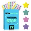 SkinSoothe Star Pimple Patches (72 Count) - Acne Healing Hydrocolloid Cute Face Stickers with Soothing Tea Tree Oil for Quick Blemish Relief and Skin Recovery - Gentle and Effective Pore Cleansing view 1