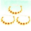 SHERCHPRY 3pcs Floral Headband Elegant Yellow Flower Headpiece for Weddings Festivals Parties and Photo Shoots Lightweight and Comfortable Hair Garland Wreath for Special Occasions view 2