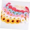 SHERCHPRY 3pcs Floral Headband Elegant Yellow Flower Headpiece for Weddings Festivals Parties and Photo Shoots Lightweight and Comfortable Hair Garland Wreath for Special Occasions view 3