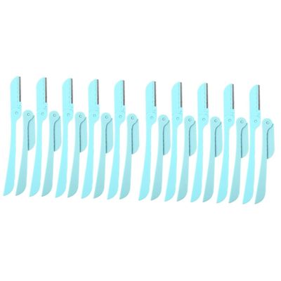 balacoo 20pcs Portable Eyebrow for Precision Grooming Facial Hair Trimmer for Effortless Eyebrow Shaping and Hair Removal for Women