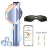 LUBEX Smart Permanent IPL Laser Hair Removal for Woman and Men, Painless Sapphire Ice-Cooling, Alternative to Salon, Bikini Shaver, Facial Epilator for Armpits Back Legs Arms Face Bikini Glow 6 A+ view 1