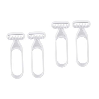 FRCOLOR 4pcs Eyebrow Trimmer for Women Body Hair Shaver Armpit Leg Hair Removal Manual Lightweight Portable