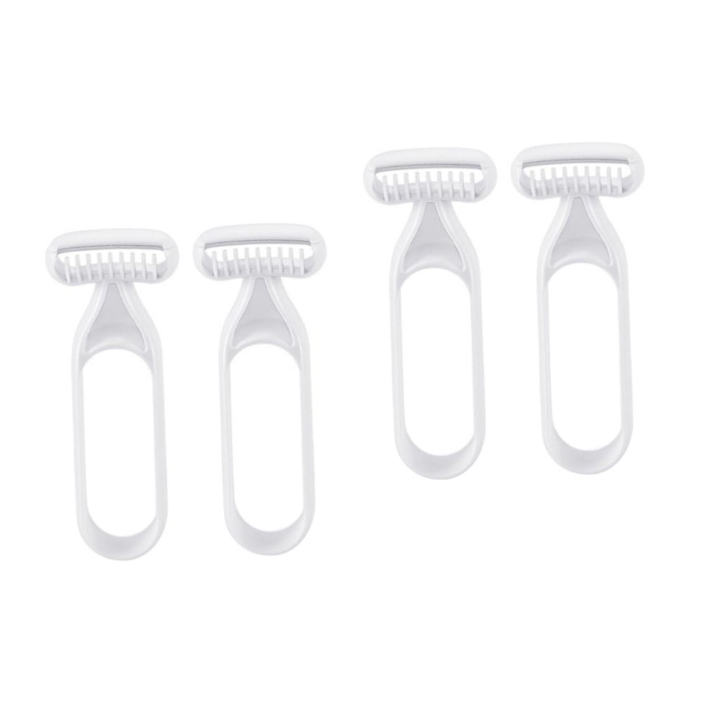 FRCOLOR 4pcs Eyebrow Trimmer for Women Body Hair Shaver Armpit Leg Hair Removal Manual Lightweight Portable