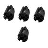 FRCOLOR 4pcs Brow Pencil Sharpener Unique Design Makeup Accessory for Eyebrow Pencils Premium Pom Material Essential Tool for Women Makeup Routine view 1
