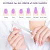 2 Pcs Metal Nail Files: Stainless Steel Fingernail with Anti-Slip Handle and Leather Case Double Sided - Reusable Nail File for Men and Women view 4