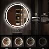 Round Bathroom Vanity Mirror With Lights,LED Bathroom Mirror Round,vanity Mirror With Lights,bathroom Mirrors For Wall,Polished Frameless Wall Mirror For Bathroom, Vanity, Bedroom ( Color : Two , Size view 4