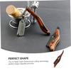 minkissy 2pcs Vintage Folding for Manual Beard Shaving Portable Beard Cutter Clip for Travel and Home Grooming view 3