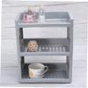 Angoily Cosmetic Organizer Box Desktop Storage Rack Vanity Desk Lipstick Pencil Brush Holder Grey view 2