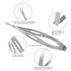 XGIZMOO Cuticle Scissors Extra Fine Curved Professional Ultra Sharp Precise Pointed Tip Cuticle Trimmer Cutter for Hang Nails and Dry Skin view 3