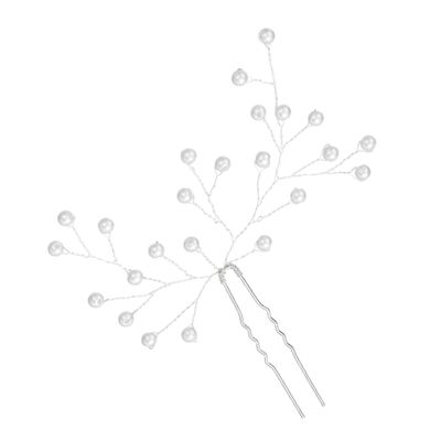 Angoily 1pc Handmade U-shaped Hairpin for Bride Elegant Wedding Hair Accessory for Bridal Hair Styling Photography and Special Occasions