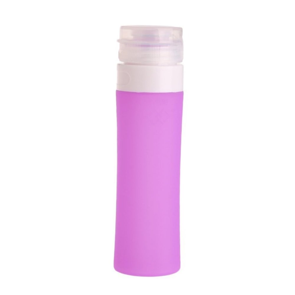 Angoily Travel Silicone Bottles Wide-mouth Dispenser for Toiletries Odorless Safe Liquid Containers for Shampoo Body Wash