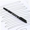 XJKLBYQ Temporary Tattoo Markers for Skin, 3PCS 5.39 Inch Waterproof Skin Marking Pencil Fine Point Body Ink Pen Double Head Tattoo Marker Pen Easy to Color Black view 3