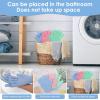 6Pcs Exfoliating Gloves - Bamboo Shower Gloves - Bath and Body Exfoliator Mitts - Scrubs Away Ingrown Hair and Dead Skin - for Shower, Spa, Massage and Dead Skin Cell Remover Loofah - Green,Blue,Pink view 3