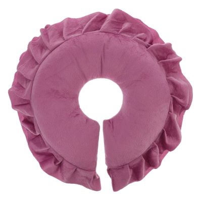 Angoily Face Massage Pillow for Spa Cotton Cushion for Beauty Salon Rose Red Ergonomic Design for Comfort Breathable for Relaxation