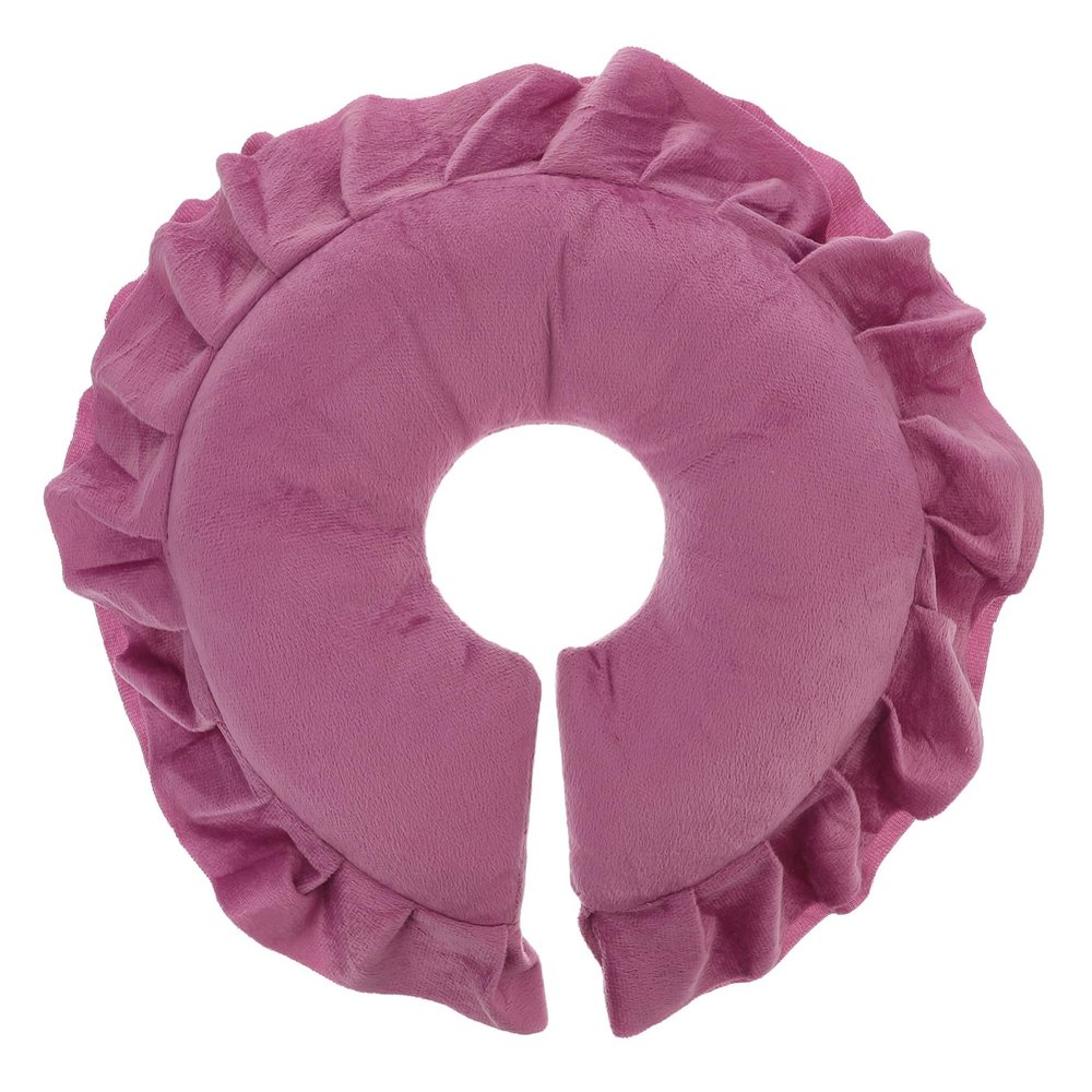 Angoily Face Massage Pillow for Spa Cotton Cushion for Beauty Salon Rose Red Ergonomic Design for Comfort Breathable for Relaxation