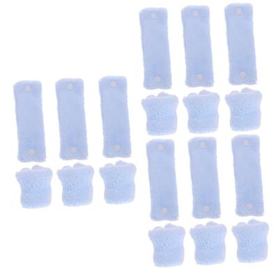 Angoily 18 Pcs Lazy Curler Soft Hair Curl Pillow Hair Rollers Hair Rollers for Short Hair Curlers Hair Rollers for Hair Portable Hair Curler Heat Roller Coral Fleece Women's Curls To Sleep, Bluex3pcs