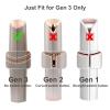 Replacement Heads Generation 3 for Flawless Facial Hair Remover Gen 3, Double Ring Replacement Blades for Flawless Gen 3 Device Only view 2