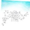 Angoily 1pc Handmade Hair Comb Floral Design for Wedding and Party Elegant Hair Decoration for Women White for Brides and Special Occasions view 4