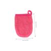 Angoily 8pcs Efficient Makeup Remover Mitts Microfiber Face Scrubbing Gloves for Eye Facial Makeup Gentle Comfortable for Women view 4