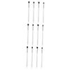 DOITOOL 12pcs Eyeshadow Brush Set Soft Horse Hair Makeup Tools for Blending Lip Eye and Blush Application Portable Cosmetic Kit White Silver for Travel view 1