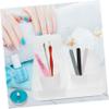 Angoily Desktop Nail Polish Holder Pen Storage Organizer Set Transparent Design for Makeup Stationery Organization Keeps Your Workspace Tidy view 3