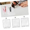 Angoily Desktop Nail Polish Holder Pen Storage Organizer Set Transparent Design for Makeup Stationery Organization Keeps Your Workspace Tidy view 4