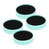 Angoily 4pcs Makeup Brush Cleaning Case Remover Sponge Mat Small Sponge Brush Cleaning Tool Box for Eye Shadow Safe Easy to Carry view 1