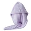 DOITOOL 3pcs Quick Drying Coral Hair Drying Towel Thick Absorbent Dry Hair Cap Light Lightweight Portable for Home Travel Use view 2