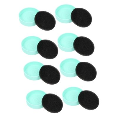 Angoily 8pcs Eco-friendly Makeup Brush Cleaning Sponge Eye Shadow Brush Cleaning Case Safe Soft for Makeup Tools for Dry Cosmetics