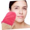 Angoily 12pcs Microfiber Face Cleaning Gloves Reusable Makeup Remover Mitts Sleep Mask Accessory view 3