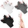 3Pair Touchscreen Cotton Gloves for Eczema and Dry Hands - Moisturizing Gloves SPA Overnight, Washable Lotion Hand Spa Treatment Gloves Repair Rough Cracked Dry Chapped Hands Skin for Women view 1