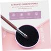 Angoily 8pcs Makeup Brush Cleaning Sponge Pad Easy Use Sponge Tool for Quick Makeup Removal Material for Eye Shadow and Blusher Cleaning view 2